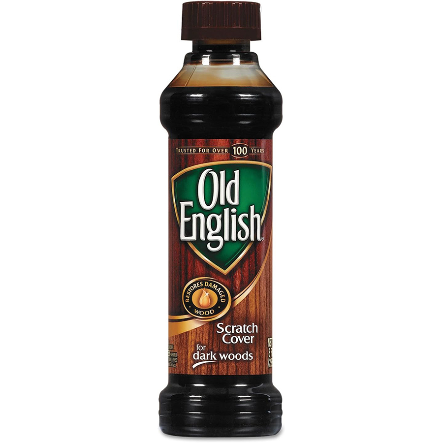 OLD ENGLISH WOOD POLISH 8 OZ SCRATCH COVER