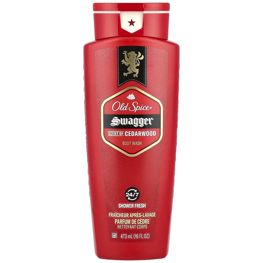 OLD SPICE BODY WASH 16 OZ SWAGGER SCENT OF CEDARWOOD