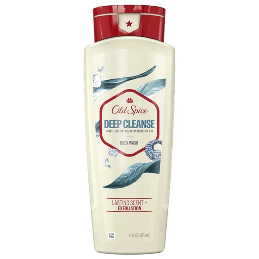 OLD SPICE BODY WASH 18 OZ DEEP CLEANSE WITH DEEP SEA MINERALS