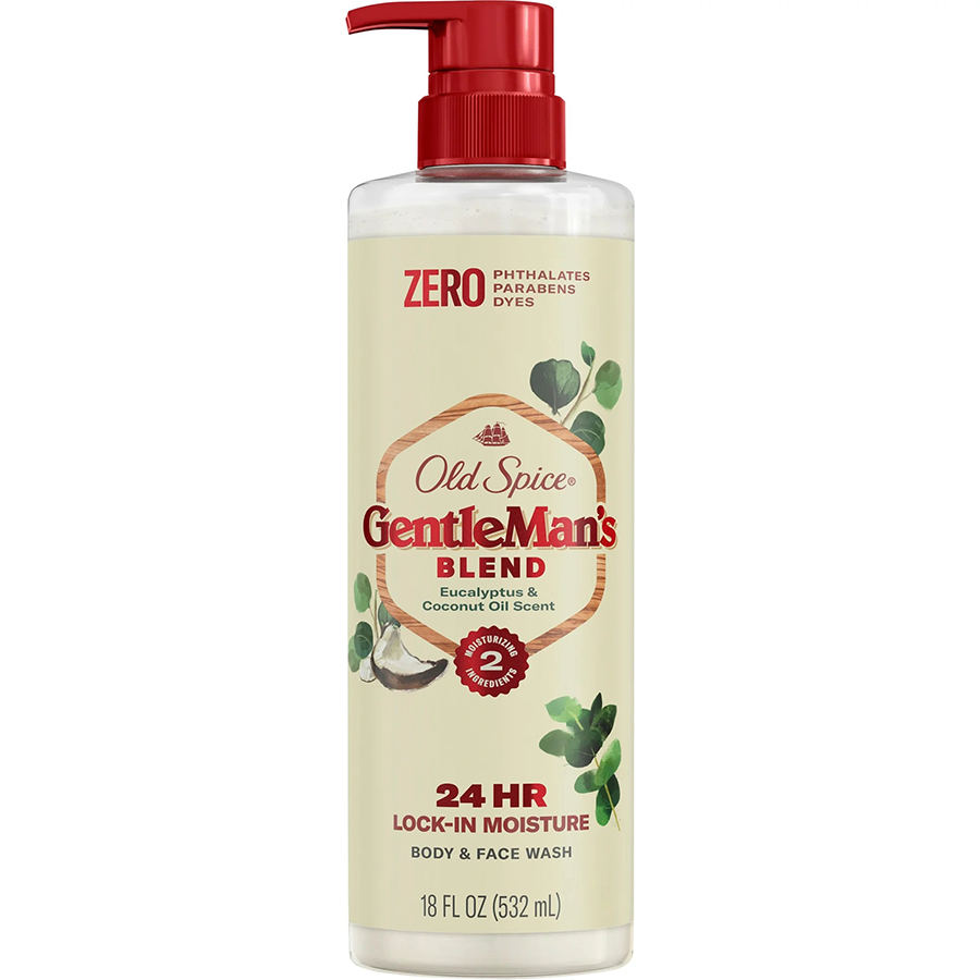 OLD SPICE BODY WASH 18 OZ EUCALYPTUS AND COCONUT OIL
