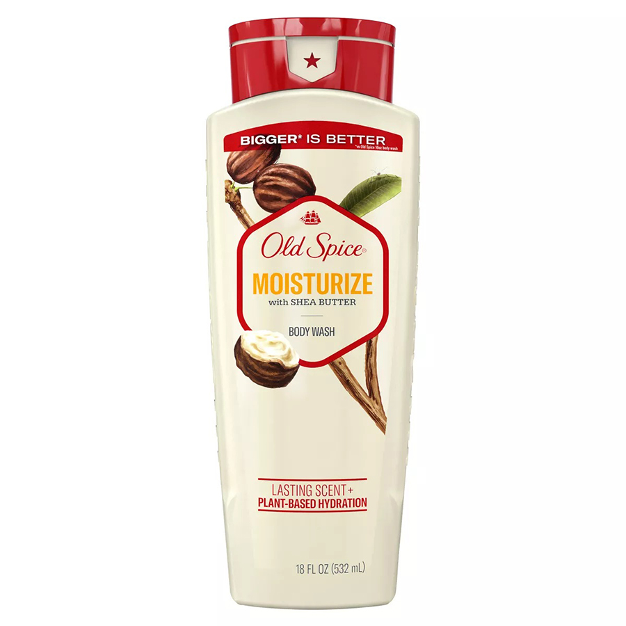 OLD SPICE BODY WASH 18 OZ MOISTURIZE WITH SHEA BUTTER