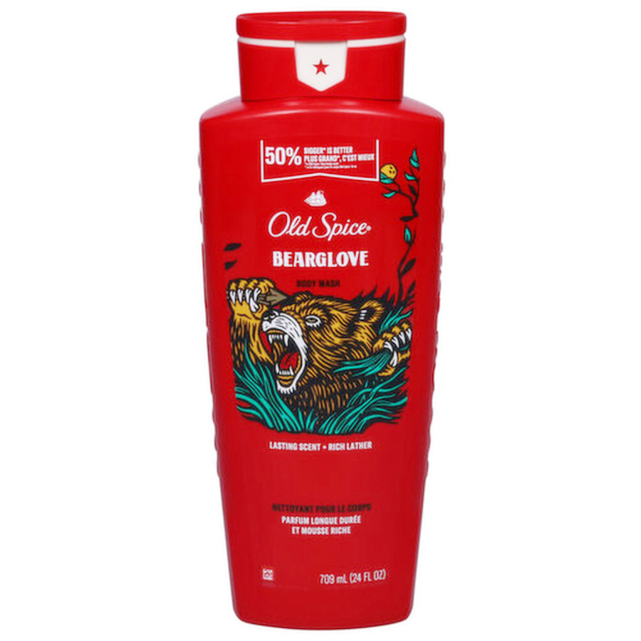 OLD SPICE BODY WASH 24 OZ / 709 ML BEARGLOVE LONG LASTING LATHER