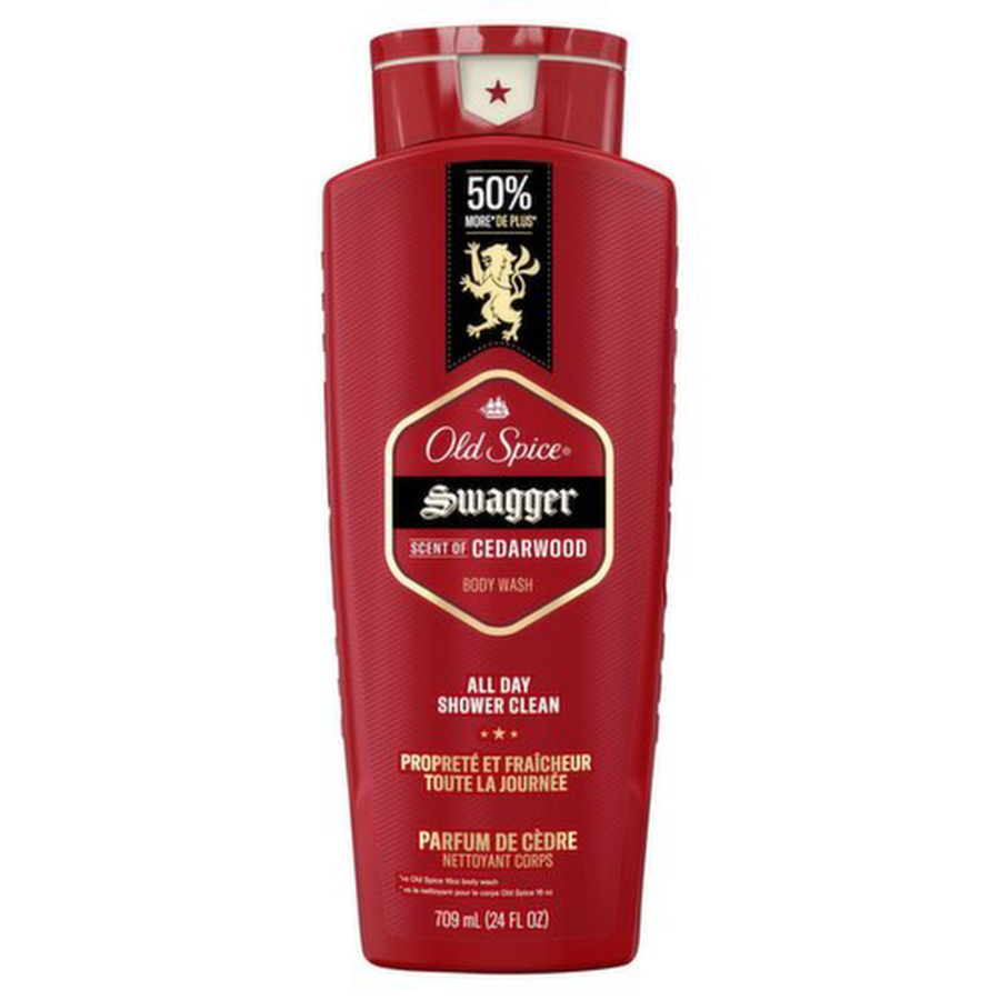 OLD SPICE BODY WASH 24 OZ / 709 ML SWAGGE SCENT OF CEDARWOOD