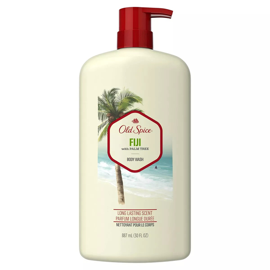 OLD SPICE BODY WASH 25 OZ / 739 ML FIJI WITH PALM TREE