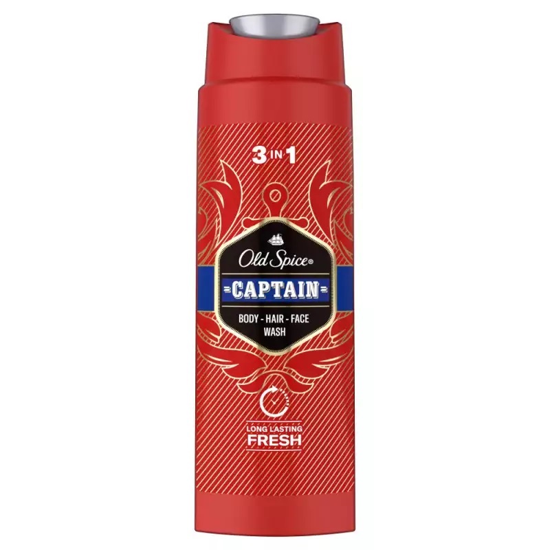 OLD SPICE BODY WASH 250 ML CAPTAIN 3 IN 1