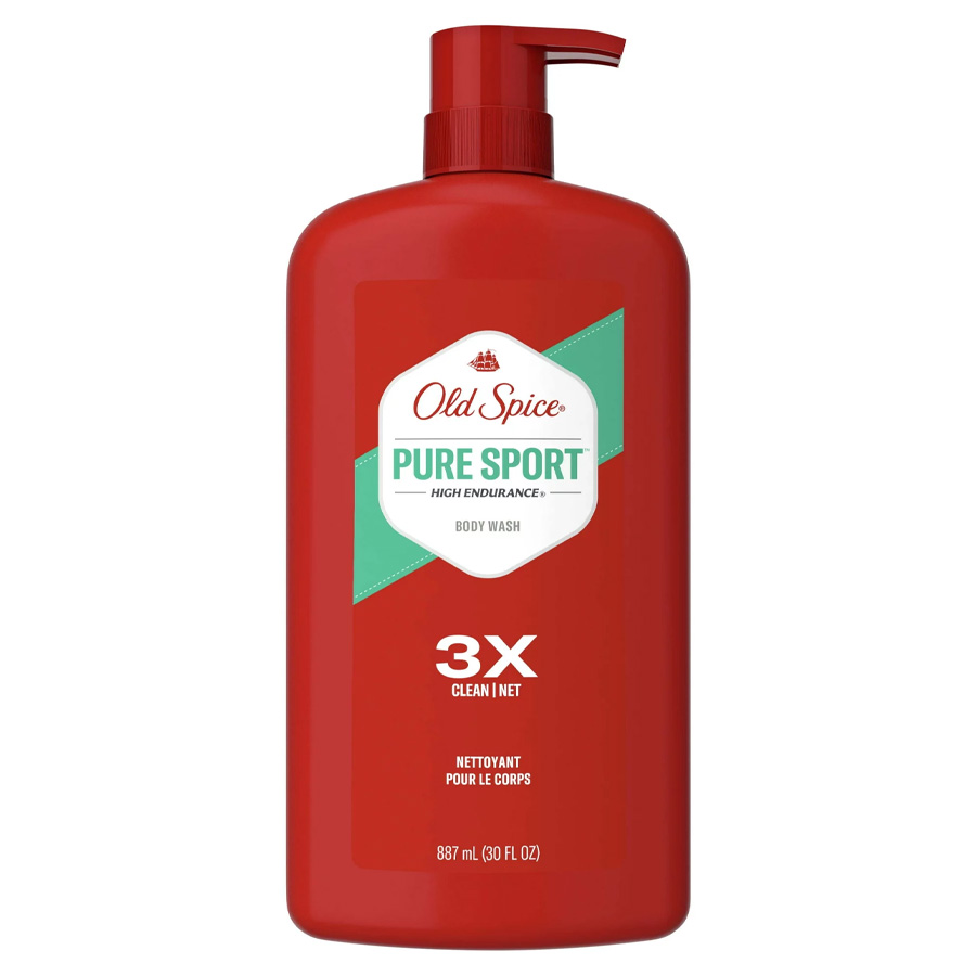 OLD SPICE BODY WASH 30 OZ / 887 ML HE PURE SPORT