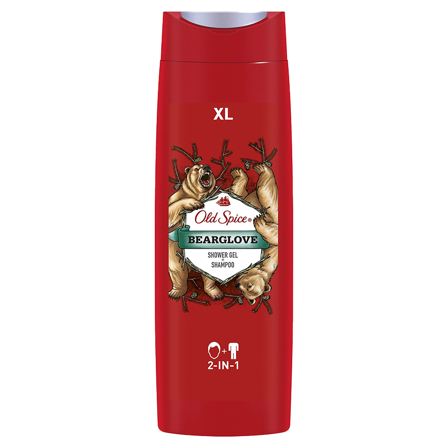 OLD SPICE BODY WASH 400 ML 2 IN 1 BEAR CLOVE