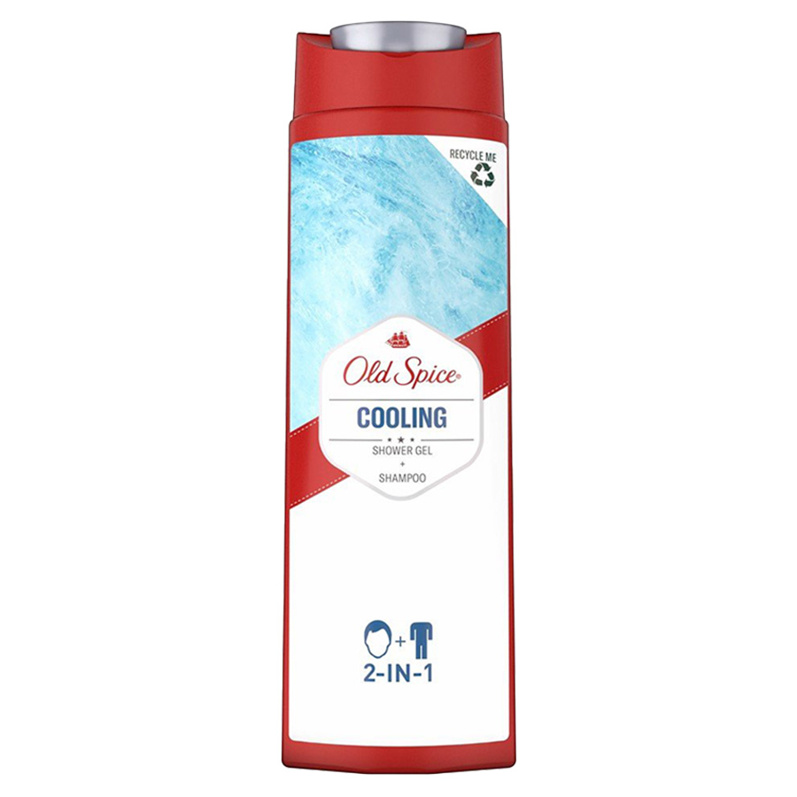 OLD SPICE BODY WASH 400 ML 2 IN 1 COOLIIN G