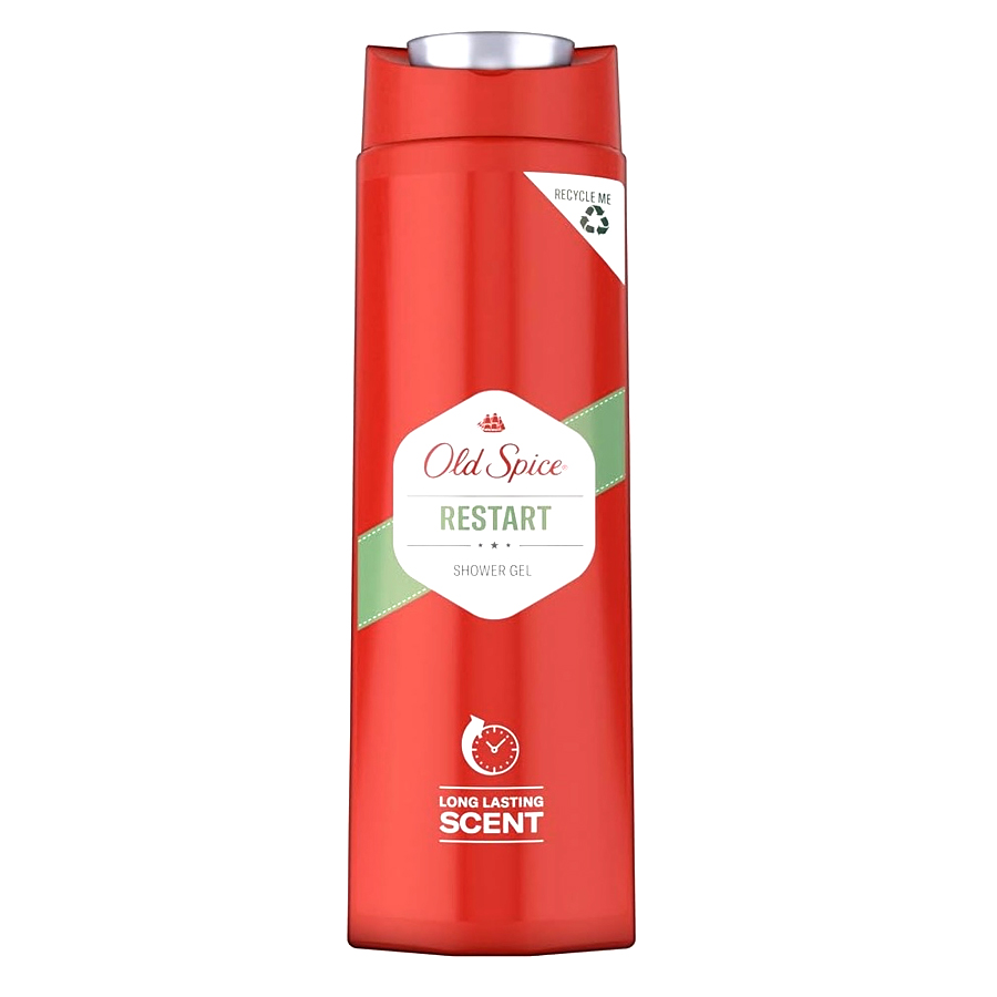 OLD SPICE BODY WASH 400 ML 3 IN 1 RESTART