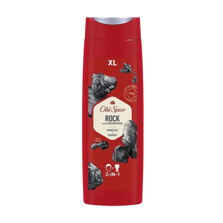 OLD SPICE BODY WASH 400 ML ROCK WITH CHARCOAL
