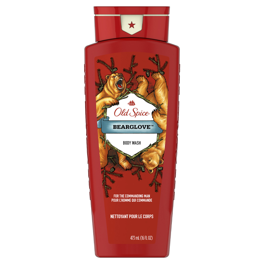 OLD SPICE BODY WASH MEN 16 OZ / 473 ML BEARGLOVE