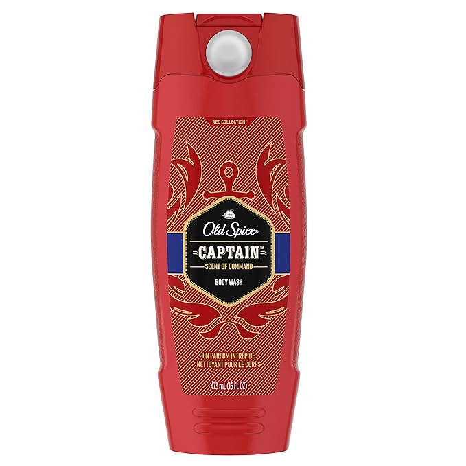 OLD SPICE BODY WASH MEN 16 OZ / 473 ML CAPTAIN SCENT