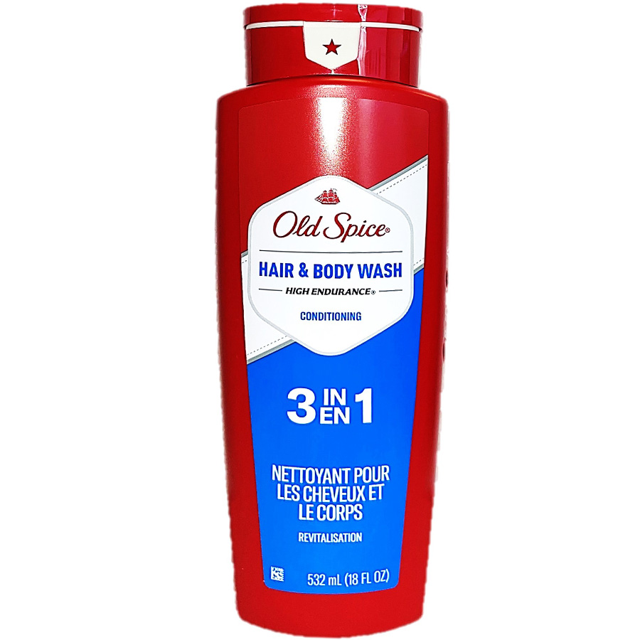 OLD SPICE BODY WASH MEN 18 OZ 3 IN 1 HIGH ENDURANCE