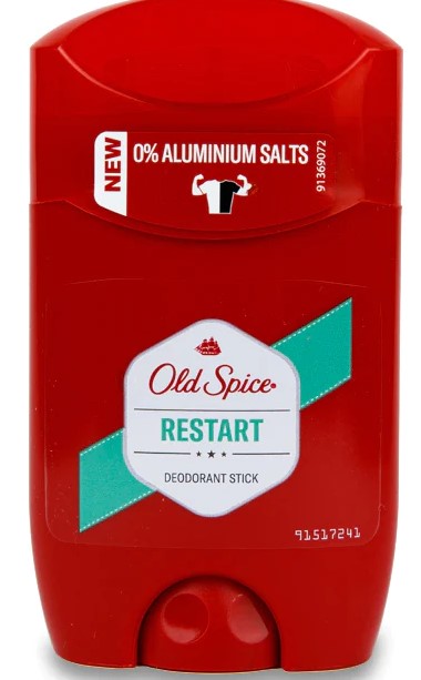 OLD SPICE DEO STICK 1.7 OZ / 50 ML RESTART