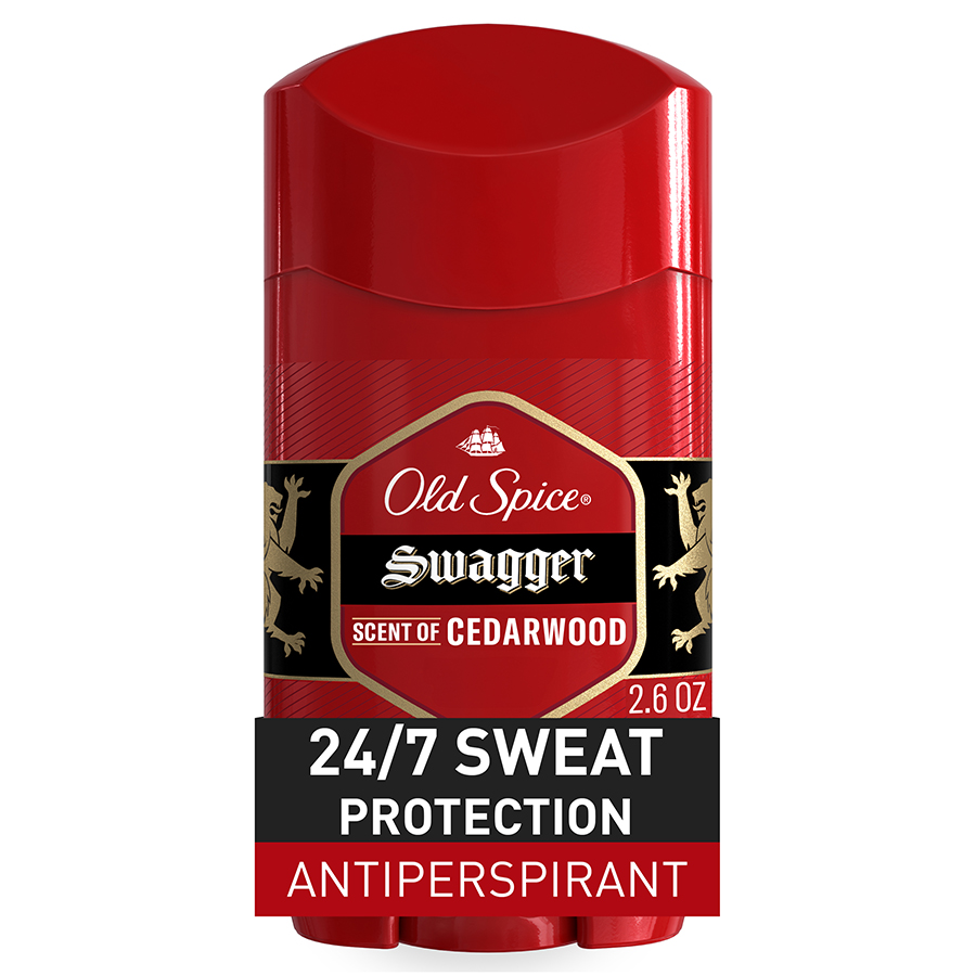OLD SPICE DEO STICK 2.6 OZ RED COLLECTION SWAGGER SCENT INVISIBLE SOLID