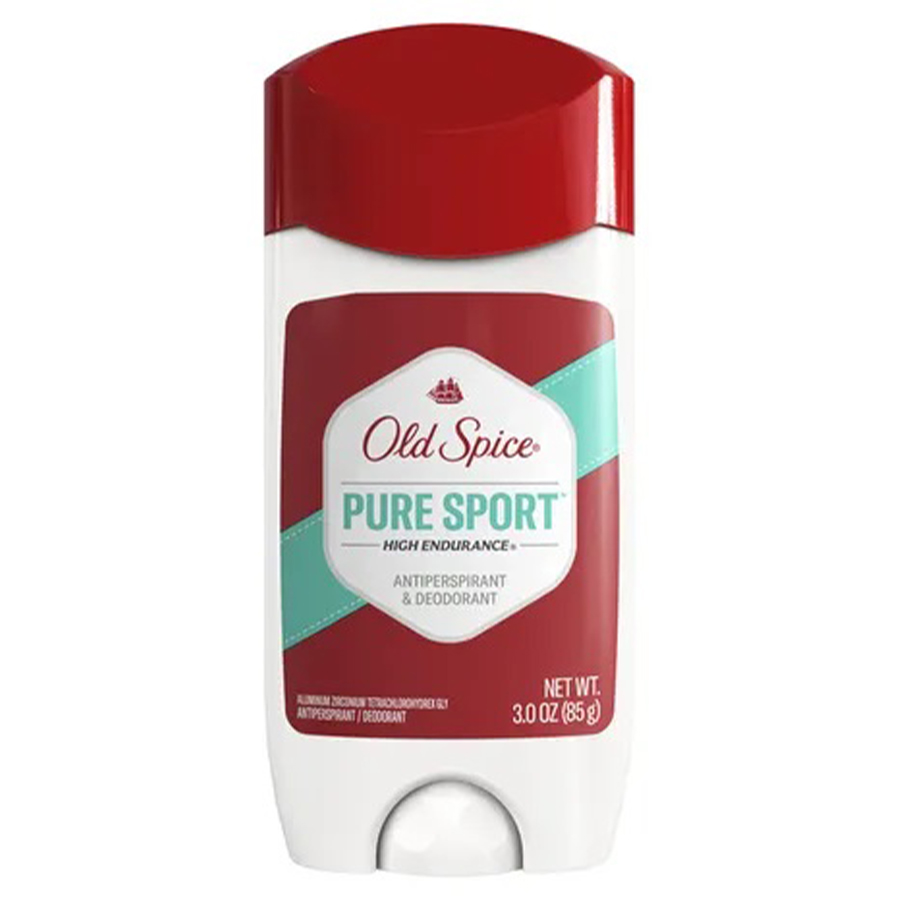 OLD SPICE DEO STICK 3 OZ PURE SPORT HIGH ENDURANCE INVISIBLE SOLID