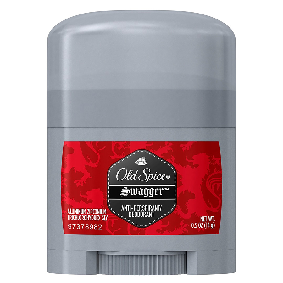 OLD SPICE DEO STICK MEN 0.5 OZ SWAGGER SCENT INVISIBLE SOLID TRIAL SIZE