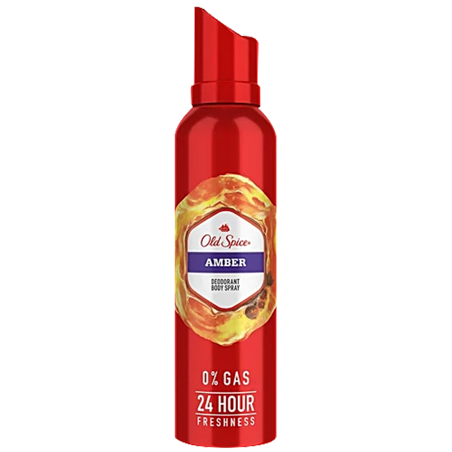 OLD SPICE DEODORANT SPRAY 4.73 OZ / 140 ML AMBER