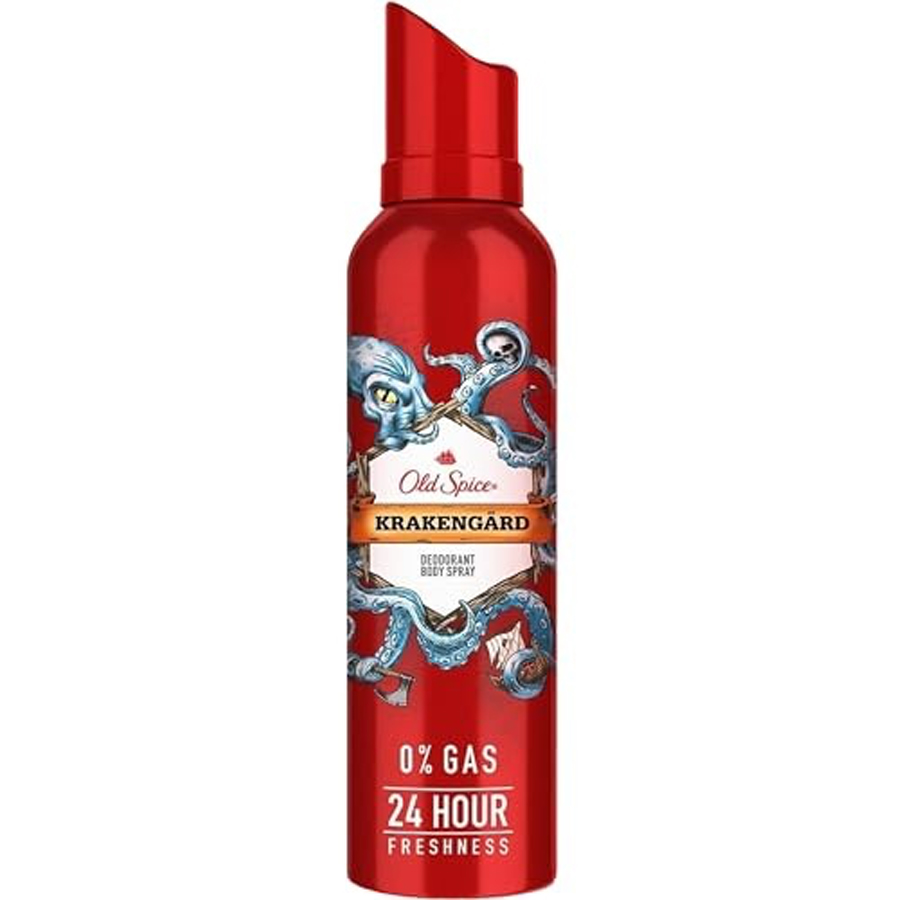OLD SPICE DEODORANT SPRAY 4.73 OZ / 140 ML KRAKENGARD