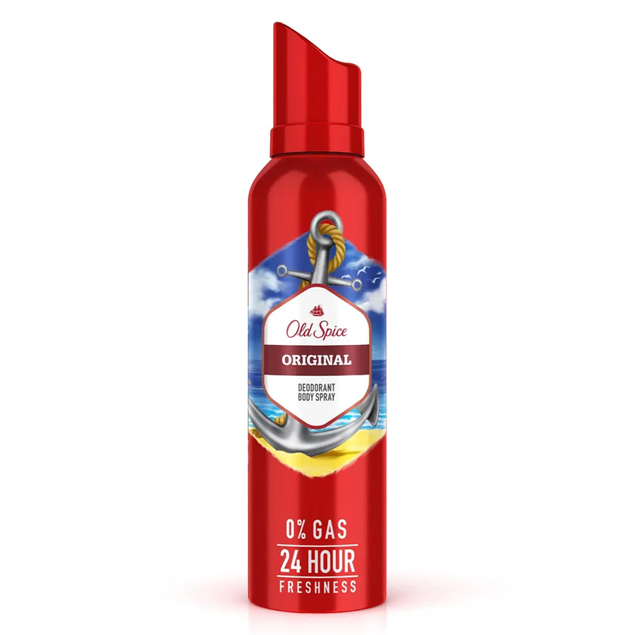 OLD SPICE DEODORANT SPRAY 4.73 OZ / 140 ML ORIGINAL