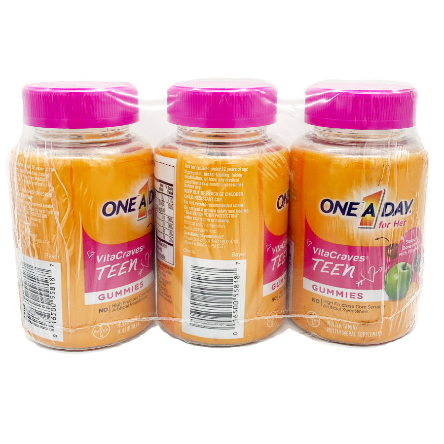 ONE-A-DAY VITACRAVES TEEN FOR HER 60 CT