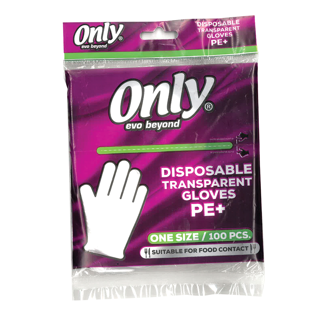 ONLY EVO BEYOND TRANSPARANT NYLONG GLOVE PE