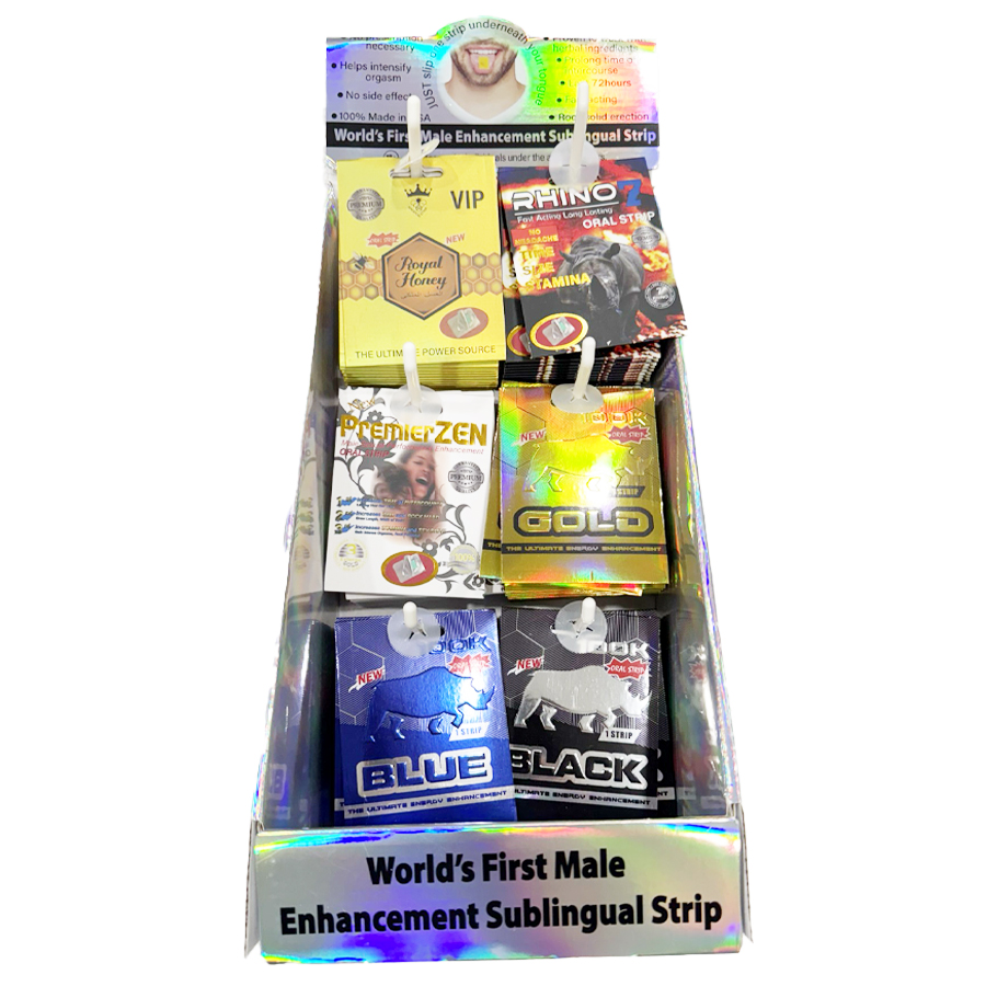 ORAL ENHANCEMENT STRIPS 1 CT DISPLAY