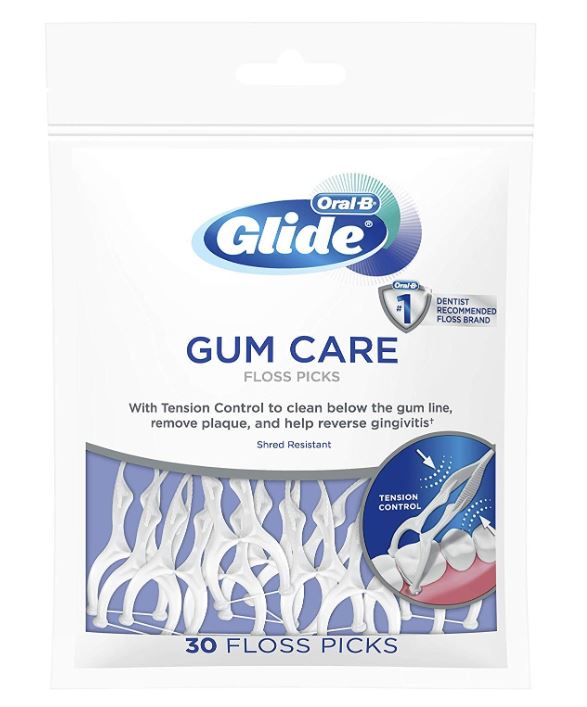 ORAL-B GLIDE FLOSS PICKS 30 CT GUM CARE