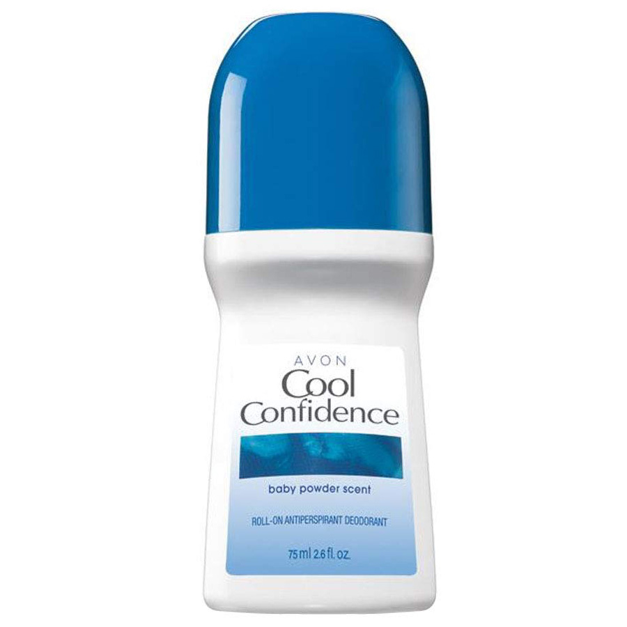 AVON DEODORANT STICK 2.6 OZ COOL CONFIDENCE BABY POWDER SCENT