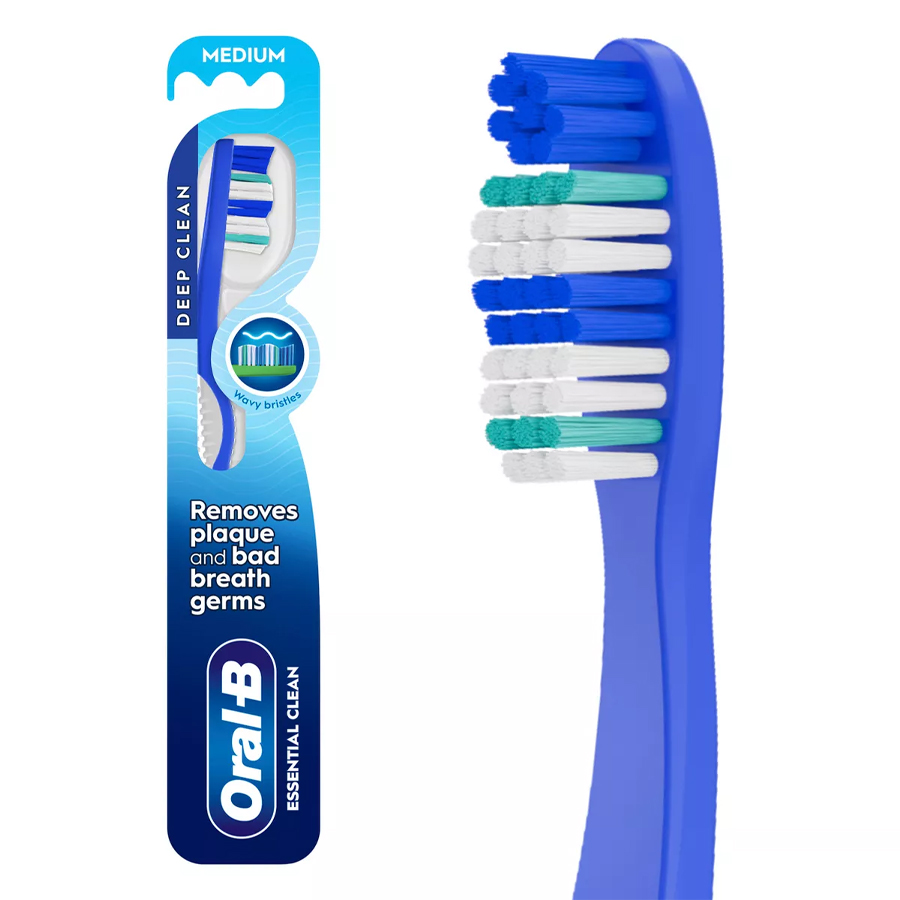 ORAL-B TOOTHBRUSH 1 CT ESSENTIAL CLEAN MEDIUM