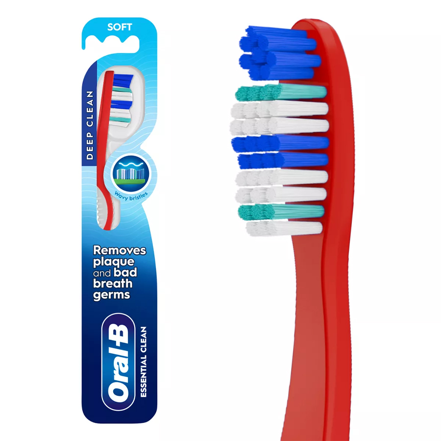 ORAL-B TOOTHBRUSH 1 CT ESSENTIAL CLEAN SOFT