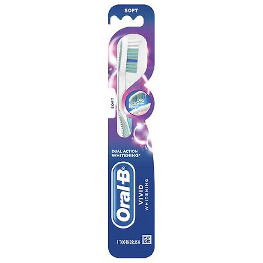 ORAL-B TOOTHBRUSH 1 PK VIVID WHITENING SOFT