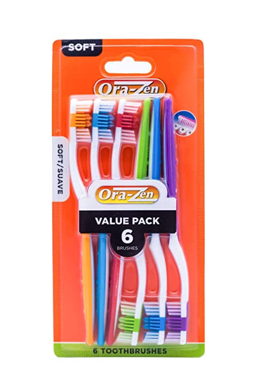 ORAZEN TOOTHBRUSH 6 PK VALUE PACK SOFT