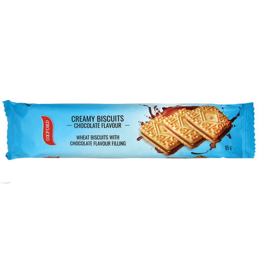 OXFORD CREAM BISCUITS 80 G CHOCOLATE
