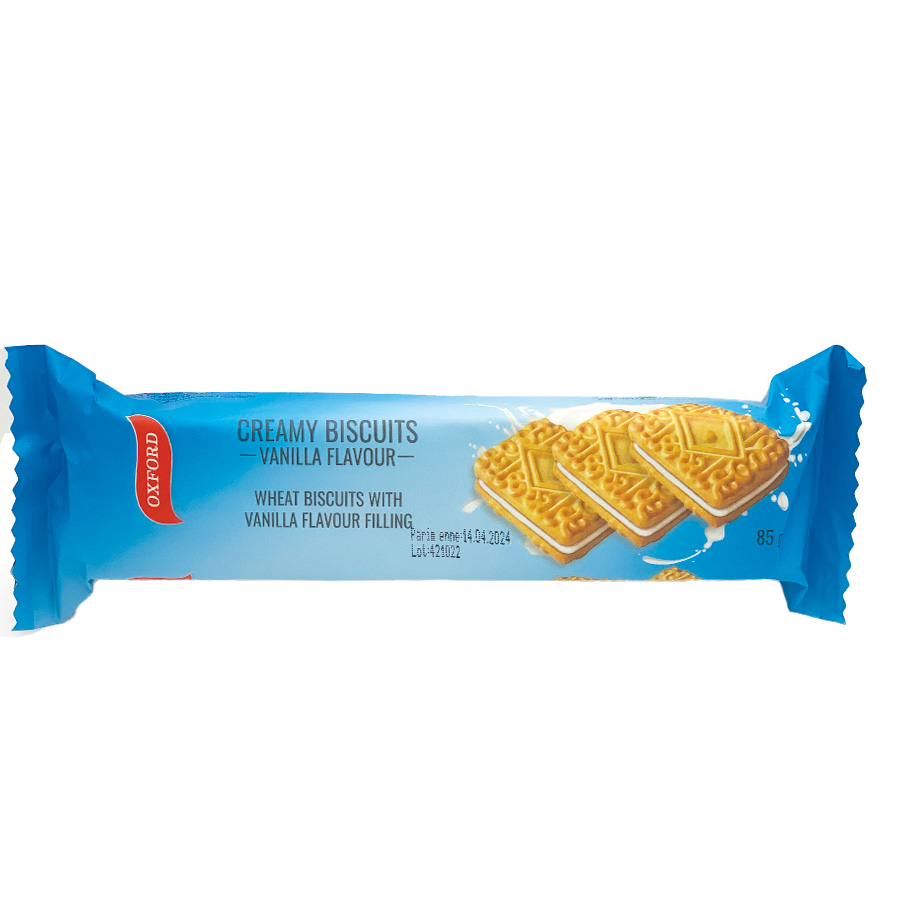 OXFORD CREAM BISCUITS 80 G VANILLA