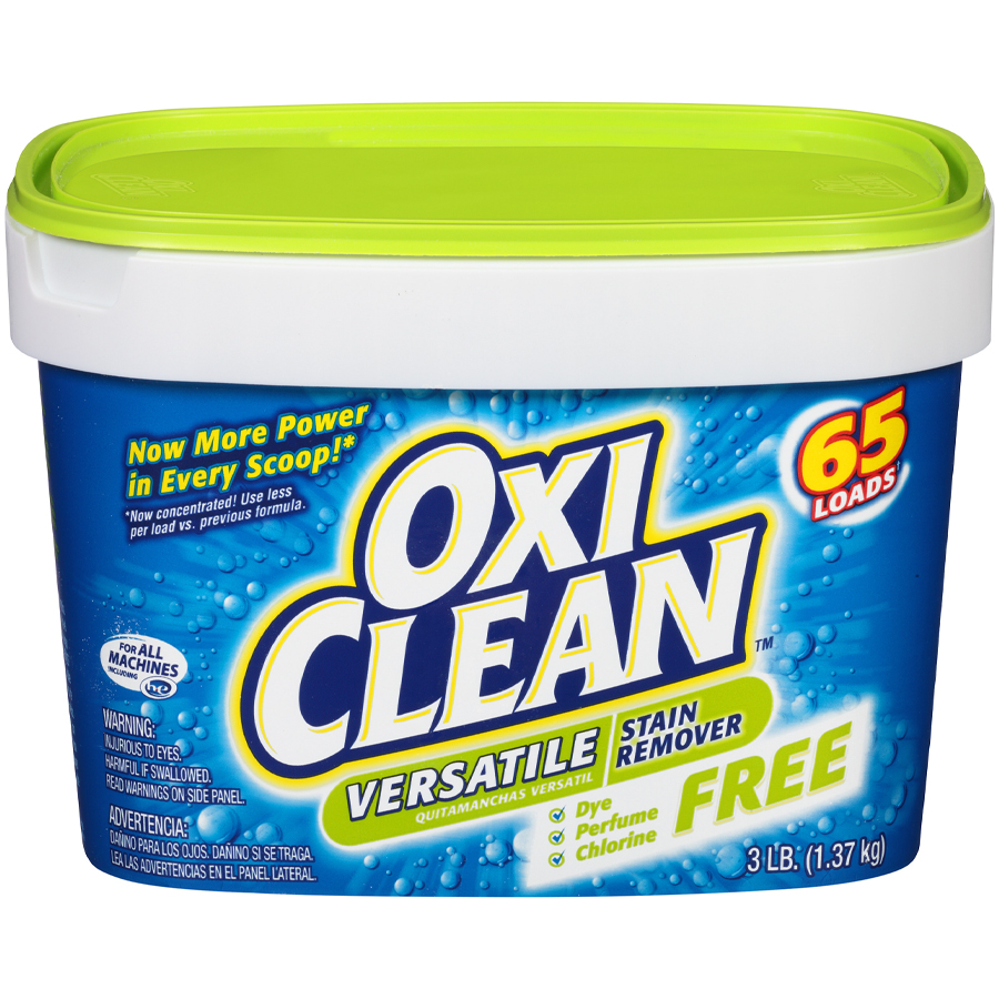 OXI CLEAN VERSATILE STAIN REMOVER 3 LB FREE