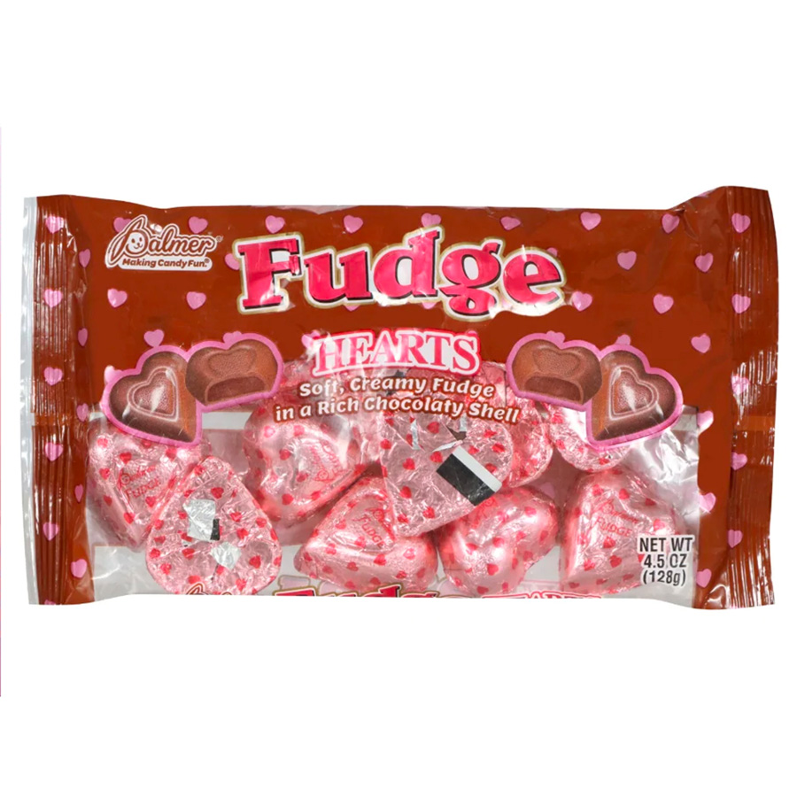 PALMERS CHOCOLATE 4.5 OZ FUDGE HEARTS
