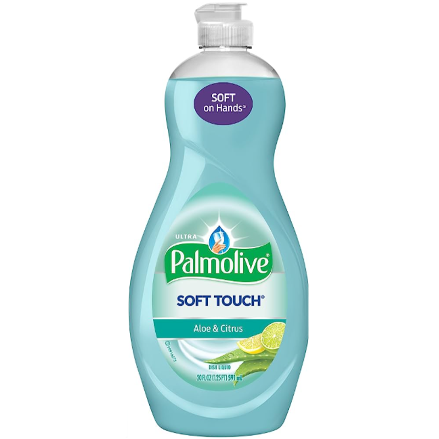 PALMOLIVE DISH LIQUID 20 OZ / 591 ML ULTRA SOFT TOUCH ALOE #US04230A