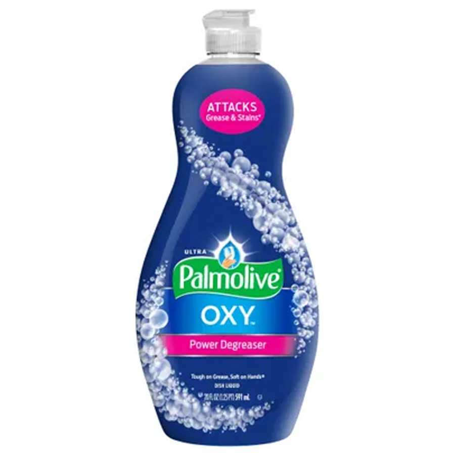 PALMOLIVE DISH LIQUID 20 OZ / 591 ML ULTRA STRENGTH OXY DEGREASER & ODOUR