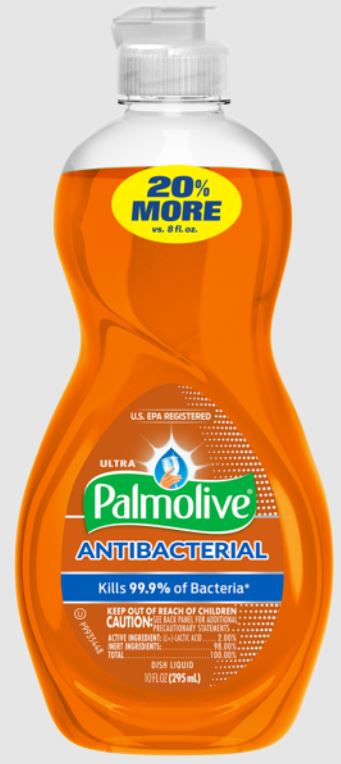 PALMOLIVE DISHWASH LIQUID 10 OZ 16 CT ULTRA ORANGE ANTIBACTERIAL