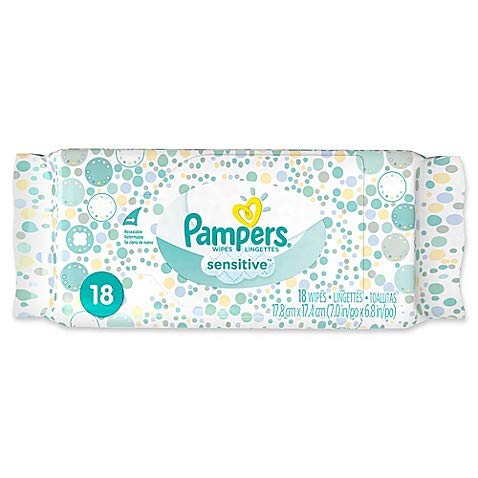 PAMPERS BABY WIPES 18 CT POUCH