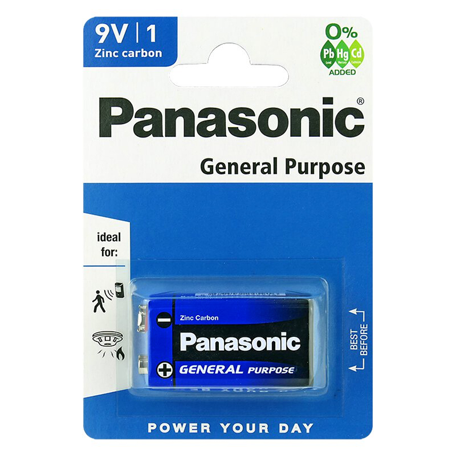 PANASONIC BATTERIES 9V-1 GENERAL PURPOSE