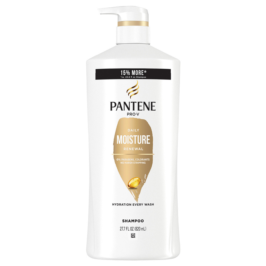 PANTENE SHAMPOO 27.7 OZ / 820 ML DAILY MOISTURE RENEWAL CLEANSE & NOURISH