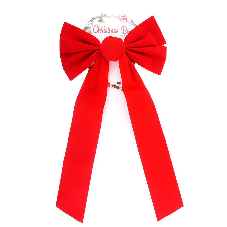 PARTY SOLUTION CHRISTMAS BOW 19.5 IN
