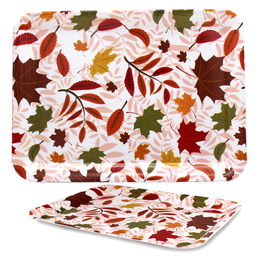 PARTY SOLUTION PLASTIC TRAY 14.5 X 10.5 IN RECTANGULARF ALL DESIGNS