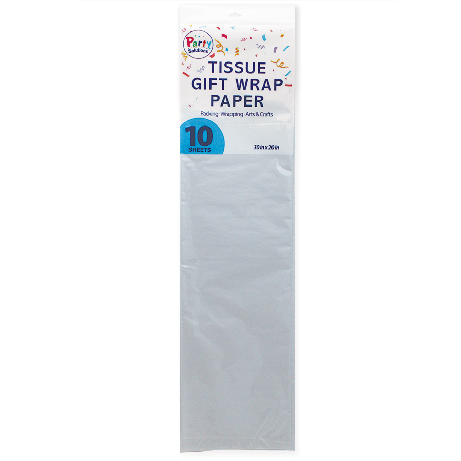 PARTY SOLUTION TISSUE PAPER 10 CT 30 X 20 IN WHITE