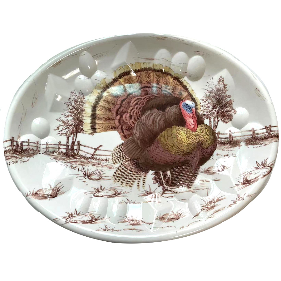 PARTY SOLUTION TURKEY TRAY 16.5 X 13.25 IN