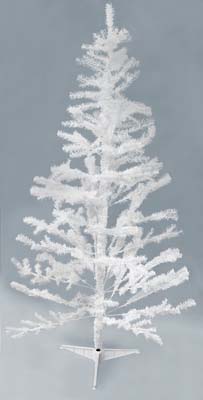PARTY SOLUTIONS CHRISTMAS TREE 4 FT (120 CM) 123 TIPS PVC WHITE