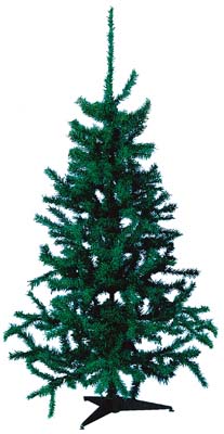 PARTY SOLUTIONS CHRISTMAS TREE 6 FT/330 TIPS  GREEN