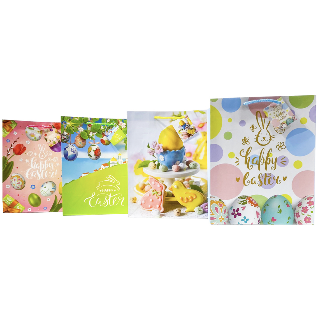 PARTY SOLUTIONS EASTER GIFT BAG ( 26 X 32.4 X 12.7 CM)1 CT WITH PP HANDELS